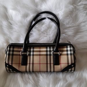 Burberry Nova Check Papillon Handbag